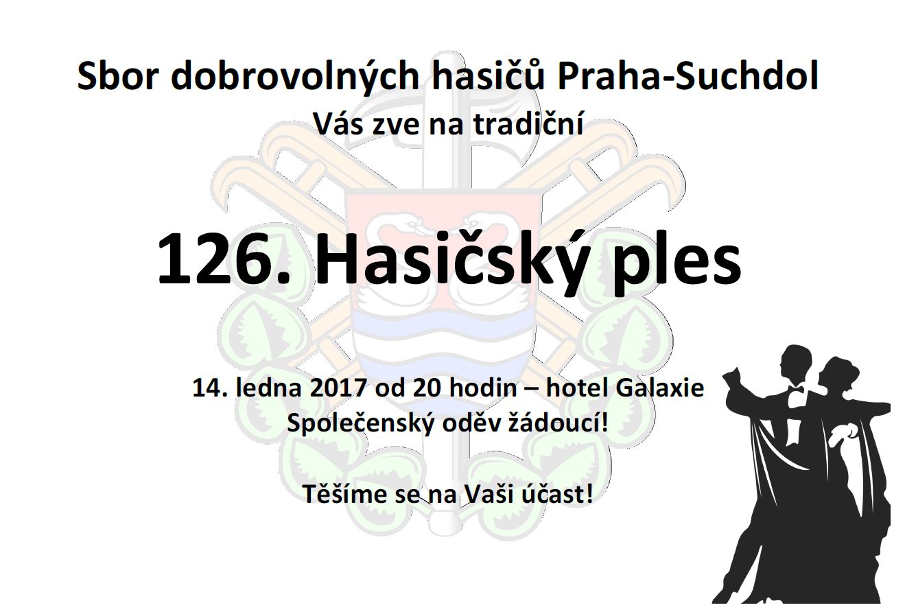 126. HASIČSKÝ PLES, 14.1.2017