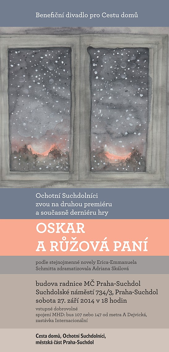 Oskar a růžová paní-plakát