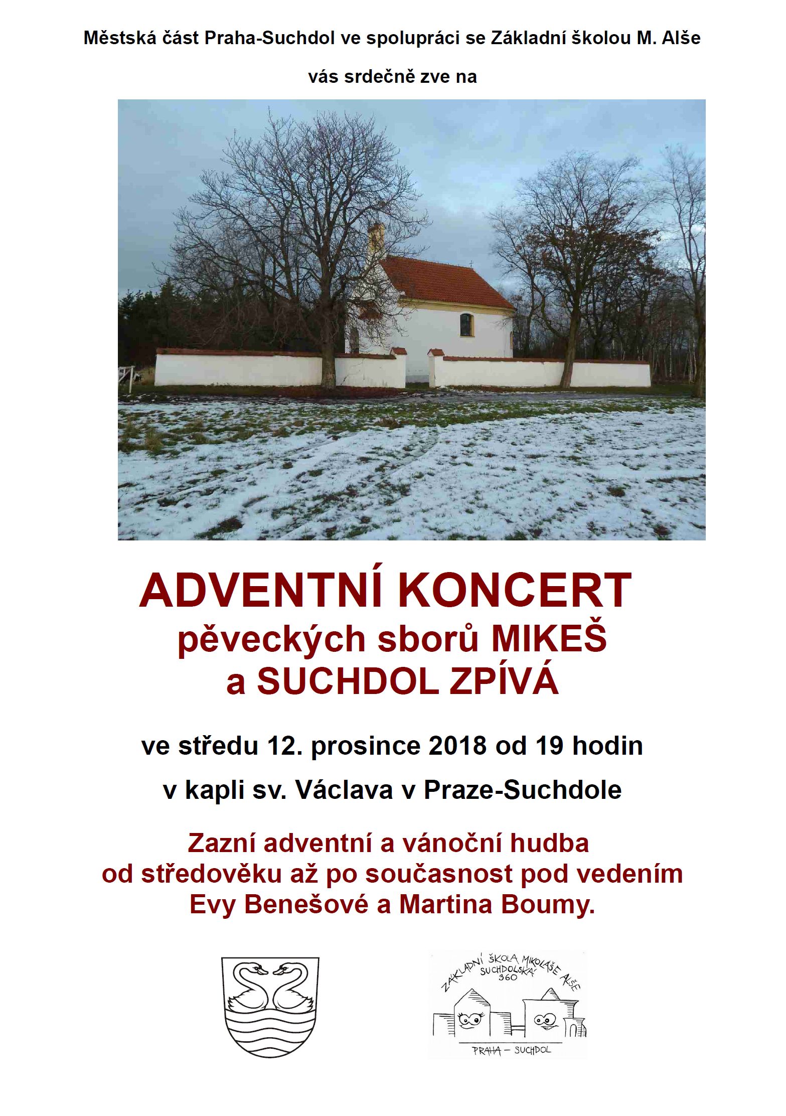 Adventní koncert pěveckých sborů 12.12.2018