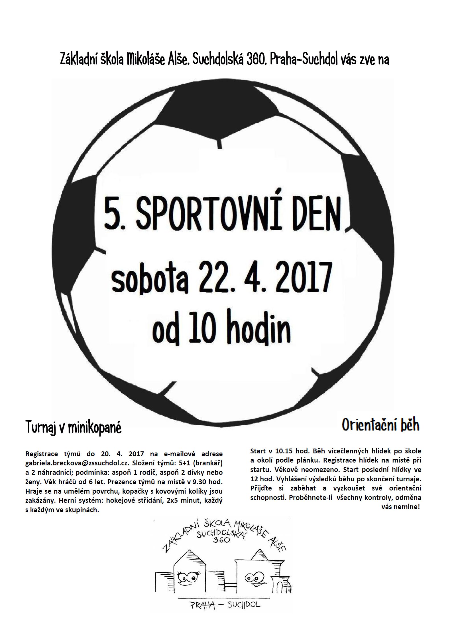 5. Sportovní den ZŠ M. Alše