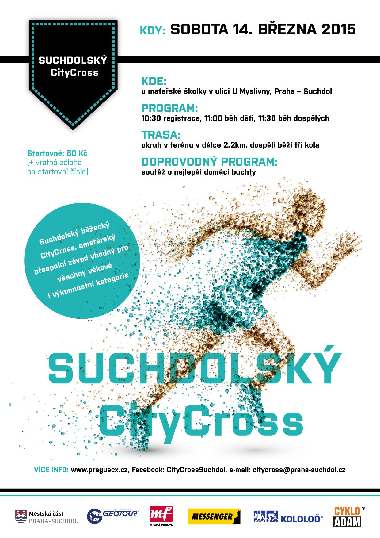 Suchdolský běžecký CityCross, 14.3.2015