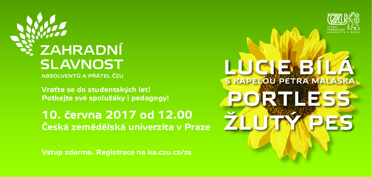 Zahradní slavnost absolventů ČZU, 10.6.2017