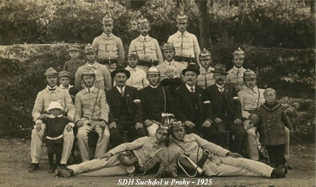 Hasiči v Suchdole - 1925
