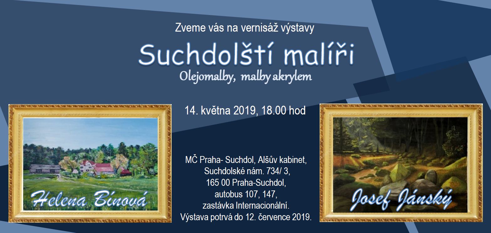 Suchdolští malíři - výstava 14.5.2019